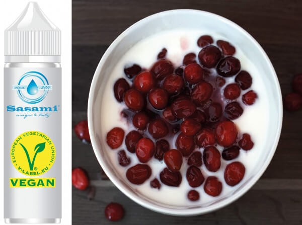 Joghurt Cranberry Aroma (Vegan) - Sasami (DE) Konzentrat - 100ml