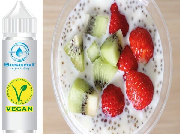 Joghurt Kiwi Erdbeere Aroma (Vegan) - Sasami (DE) Konzentrat - 10ml